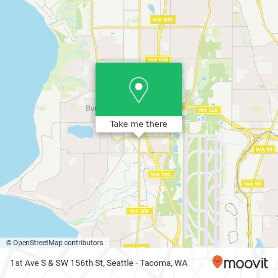 Mapa de 1st Ave S & SW 156th St