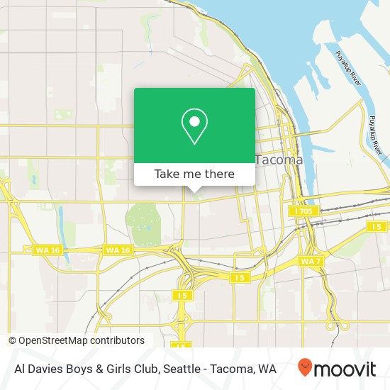 Mapa de Al Davies Boys & Girls Club