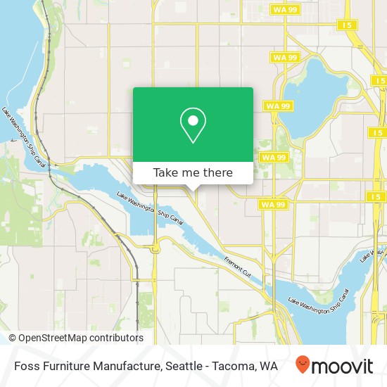 Foss Furniture Manufacture map