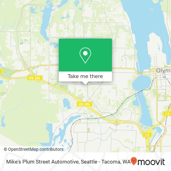 Mike's Plum Street Automotive map