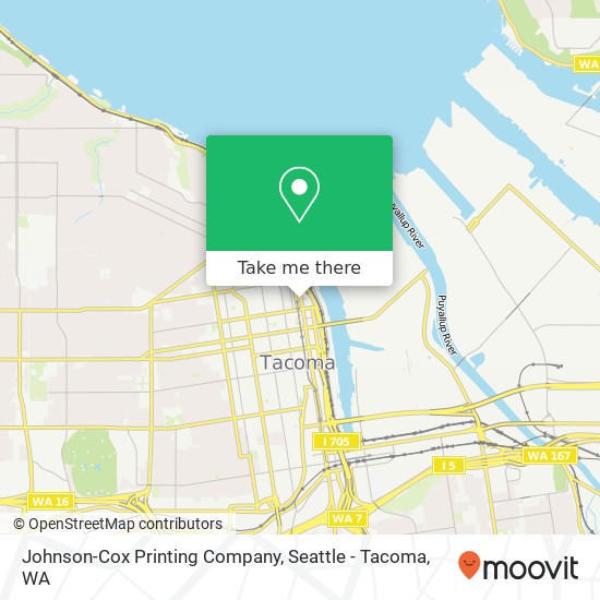 Mapa de Johnson-Cox Printing Company