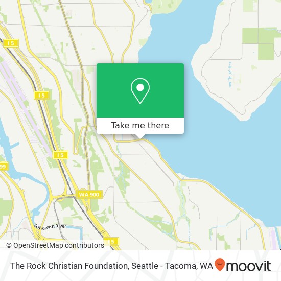 The Rock Christian Foundation map