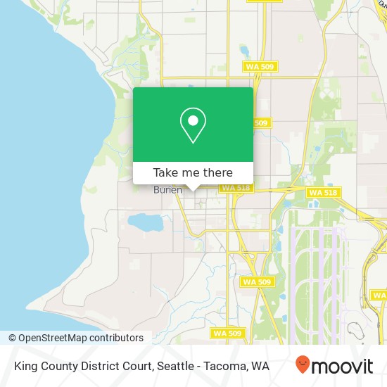 Mapa de King County District Court