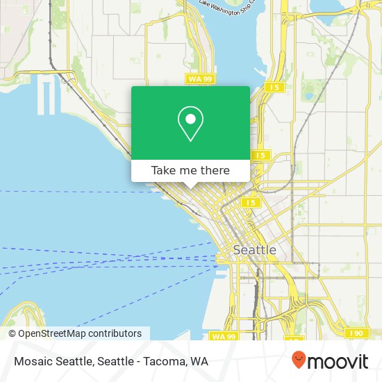 Mosaic Seattle map