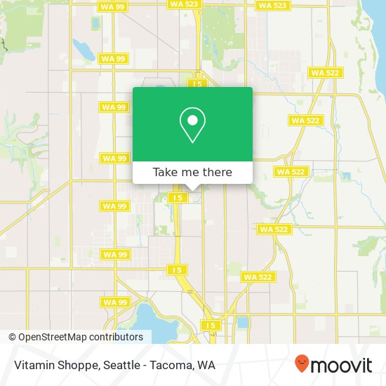 Mapa de Vitamin Shoppe