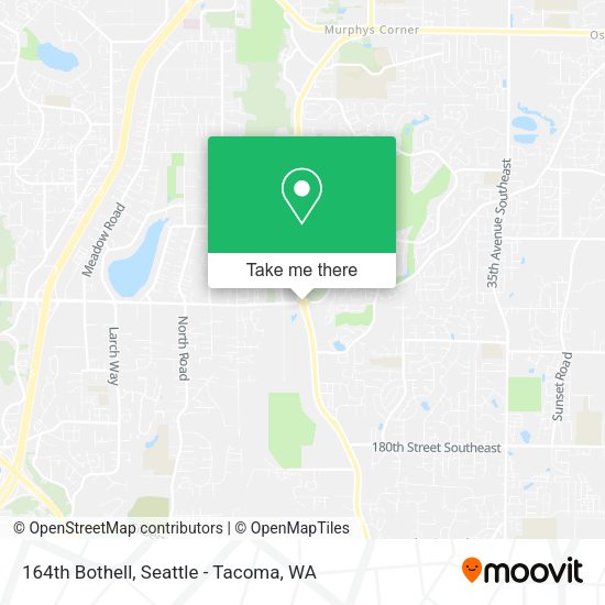 164th Bothell map