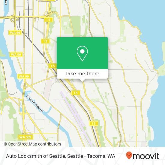 Mapa de Auto Locksmith of Seattle