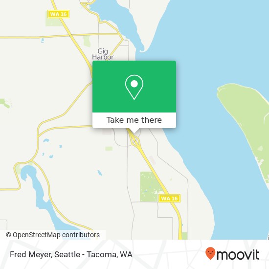 Mapa de Fred Meyer