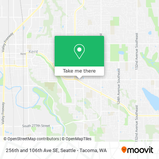256th and 106th Ave SE map