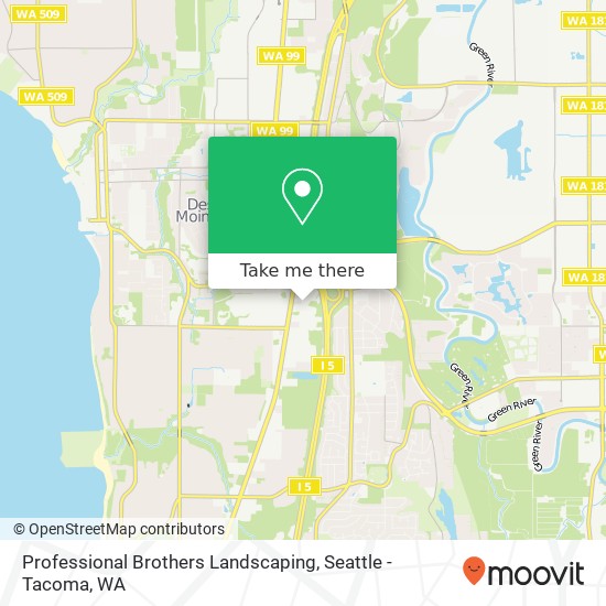 Professional Brothers Landscaping map