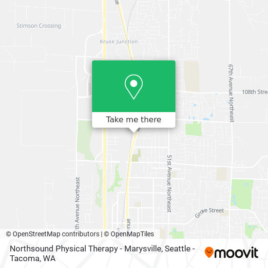 Northsound Physical Therapy - Marysville map