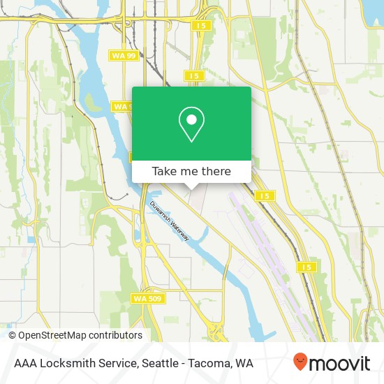 AAA Locksmith Service map