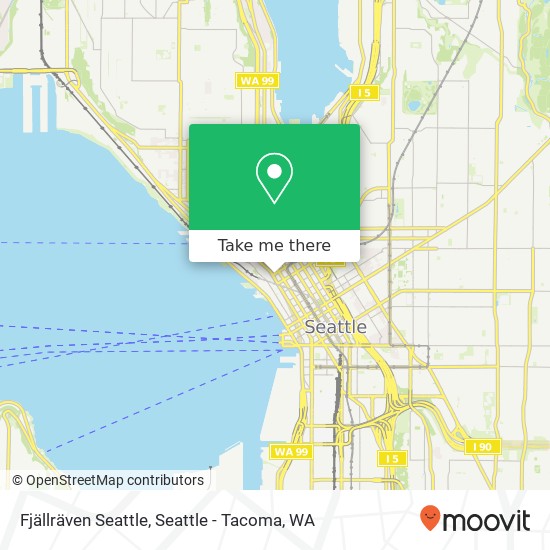 Mapa de Fjällräven Seattle