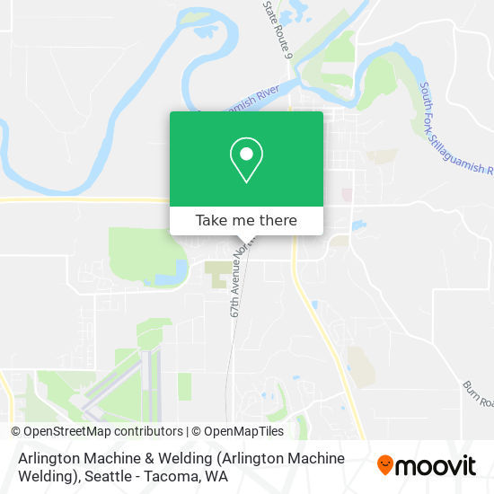 Arlington Machine & Welding map