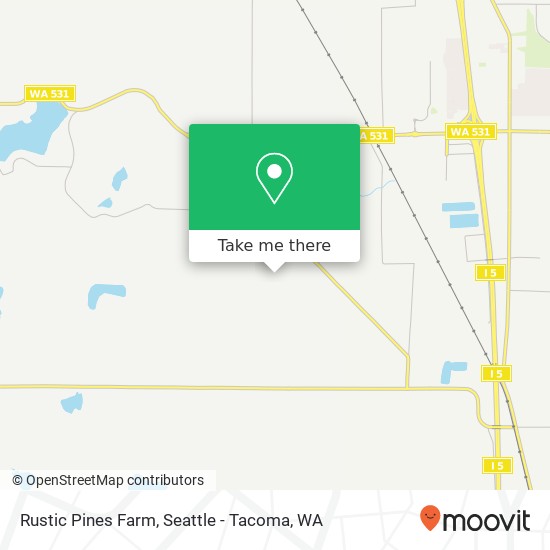 Mapa de Rustic Pines Farm, 524 156th St NE