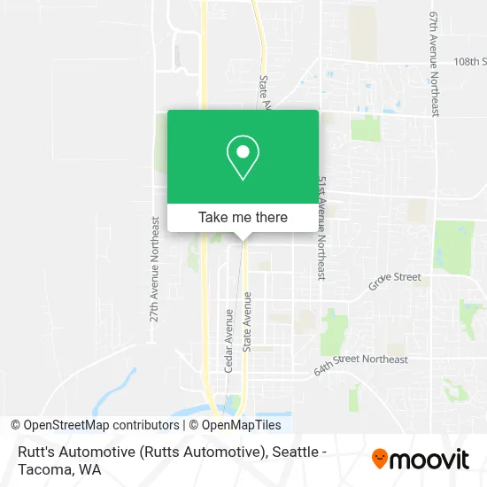Rutt's Automotive (Rutts Automotive) map