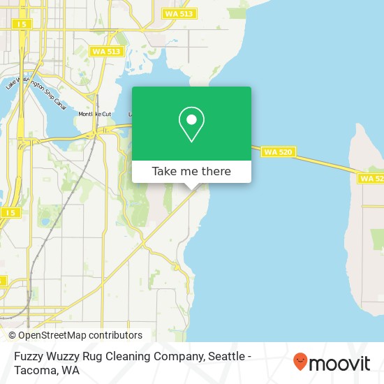 Mapa de Fuzzy Wuzzy Rug Cleaning Company