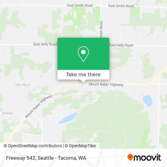 Freeway 542 map