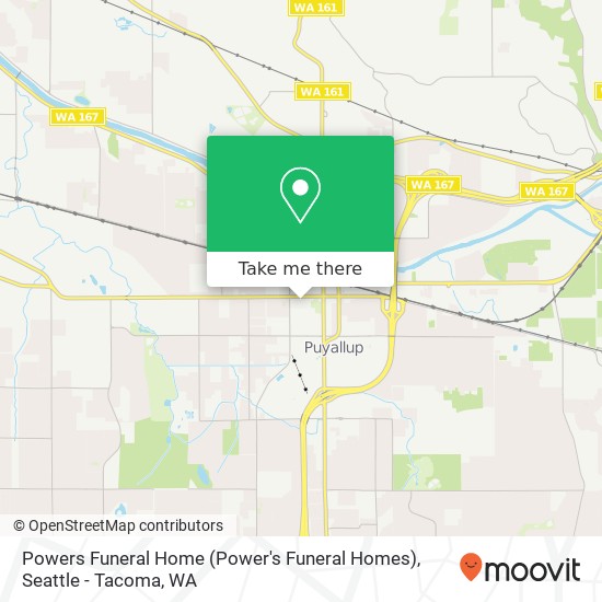 Mapa de Powers Funeral Home (Power's Funeral Homes)