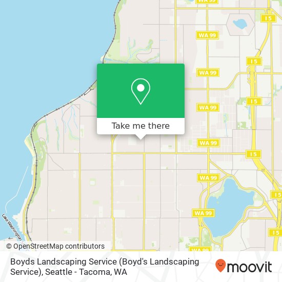 Mapa de Boyds Landscaping Service (Boyd's Landscaping Service)