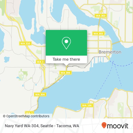 Navy Yard WA-304 map