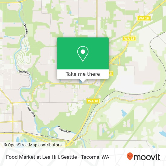 Food Market at Lea Hill map