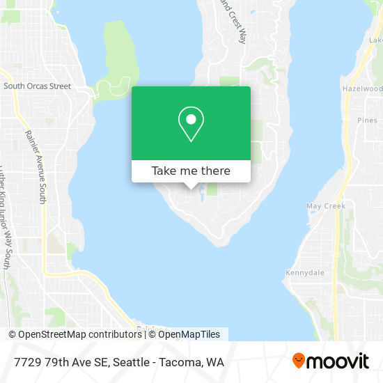 Mapa de 7729 79th Ave SE