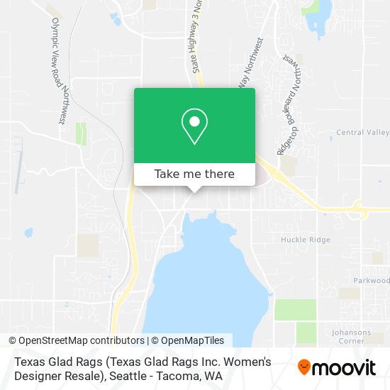 Mapa de Texas Glad Rags (Texas Glad Rags Inc. Women's Designer Resale)