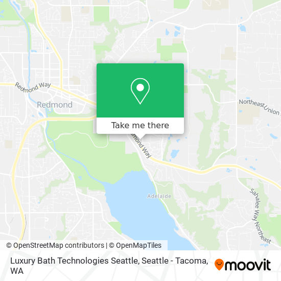 Mapa de Luxury Bath Technologies Seattle