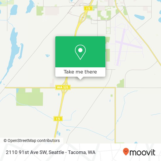 Mapa de 2110 91st Ave SW, Olympia, WA 98512