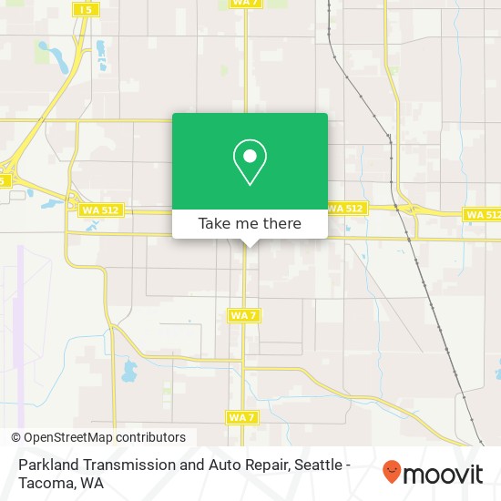 Mapa de Parkland Transmission and Auto Repair