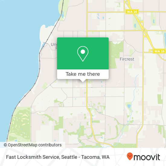 Mapa de Fast Locksmith Service