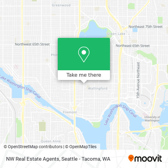 NW Real Estate Agents map