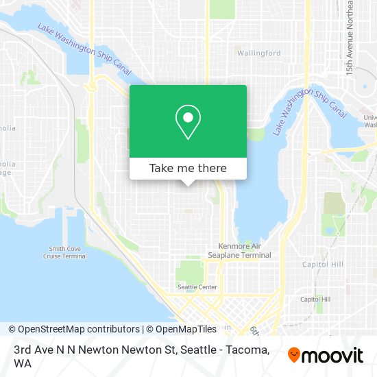Mapa de 3rd Ave N N Newton Newton St