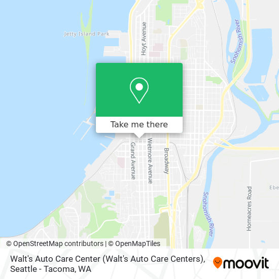 Mapa de Walt's Auto Care Center