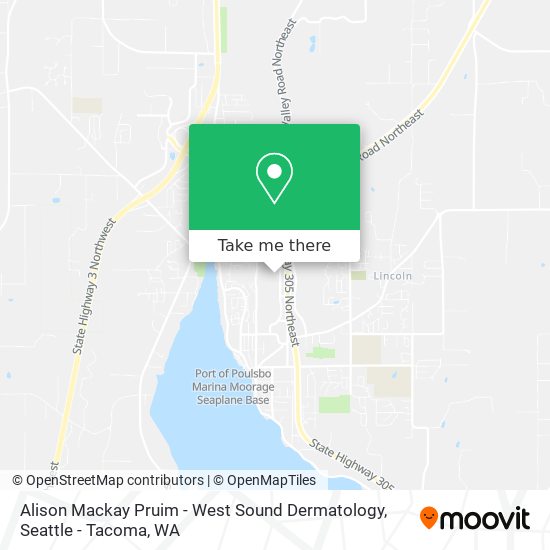 Alison Mackay Pruim - West Sound Dermatology map