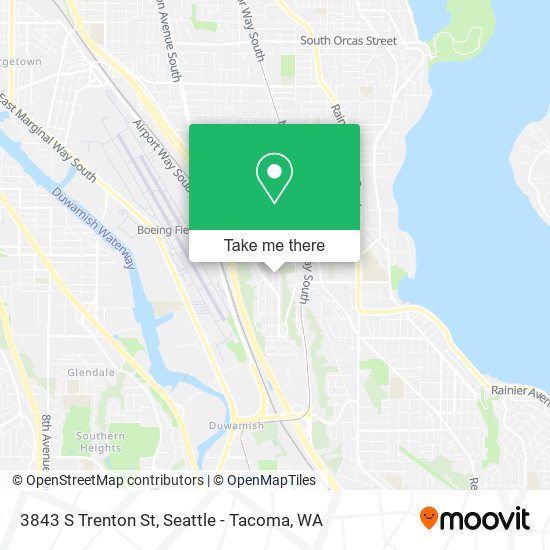 3843 S Trenton St map