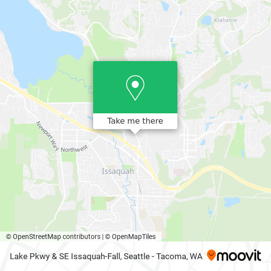 Mapa de Lake Pkwy & SE Issaquah-Fall