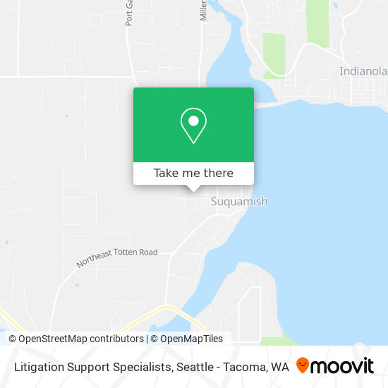 Litigation Support Specialists map