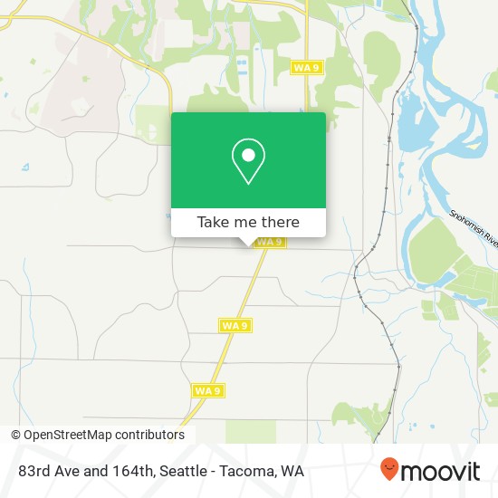 Mapa de 83rd Ave and 164th, Snohomish, WA 98296