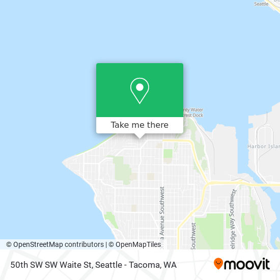 Mapa de 50th SW SW Waite St