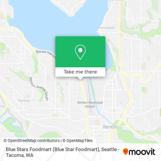 Mapa de Blue Stars Foodmart (Blue Star Foodmart)