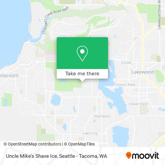 Uncle Mike's Shave Ice map