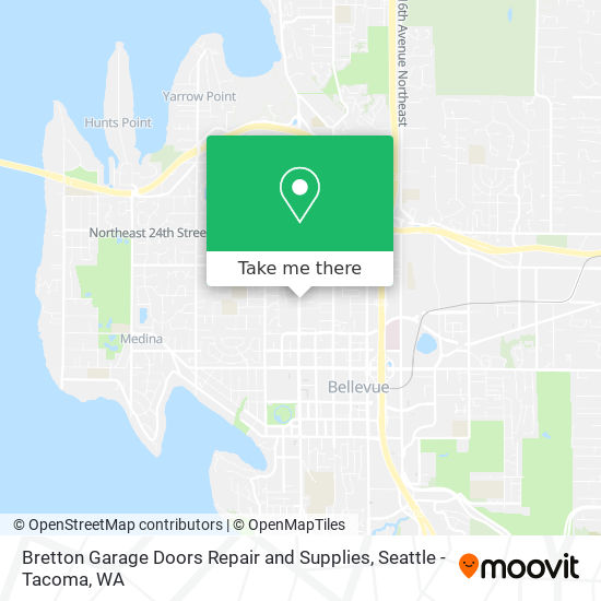 Bretton Garage Doors Repair and Supplies map