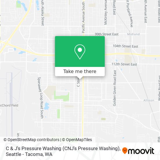 Mapa de C & J's Pressure Washing (CNJ's Pressure Washing)