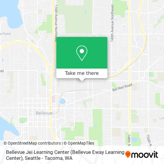 Bellevue Jei Learning Center map