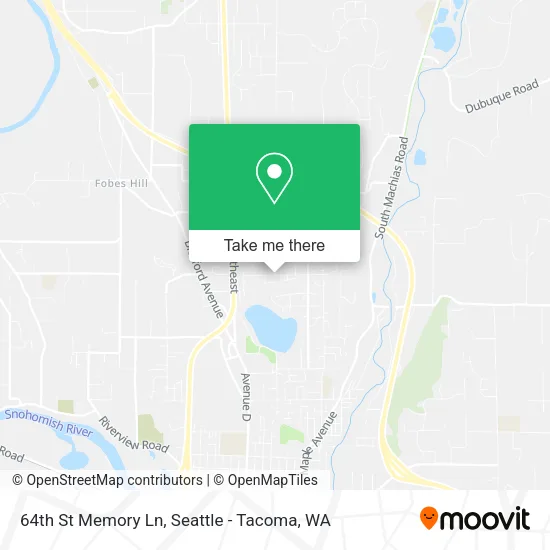 Mapa de 64th St Memory Ln