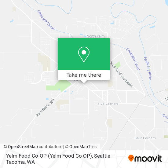 Mapa de Yelm Food Co-OP