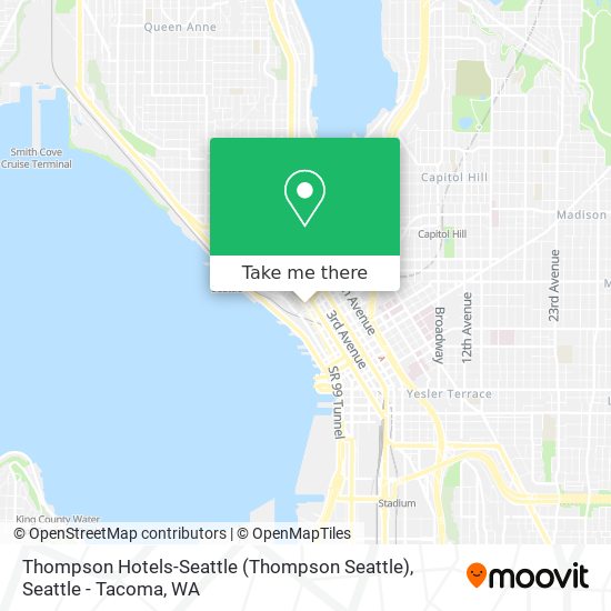 Mapa de Thompson Hotels-Seattle (Thompson Seattle)