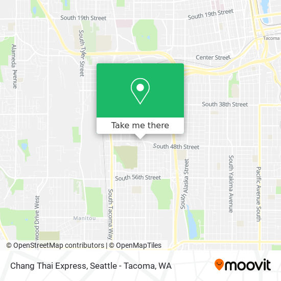 Chang Thai Express map